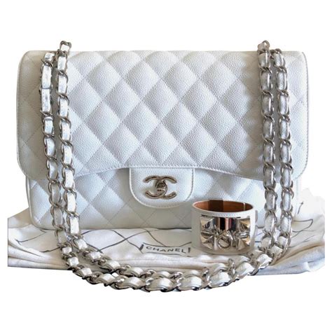 white chanel classic flap bag|original chanel classic flap bag.